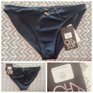 Chaser Black Strappy Bikini Bottom